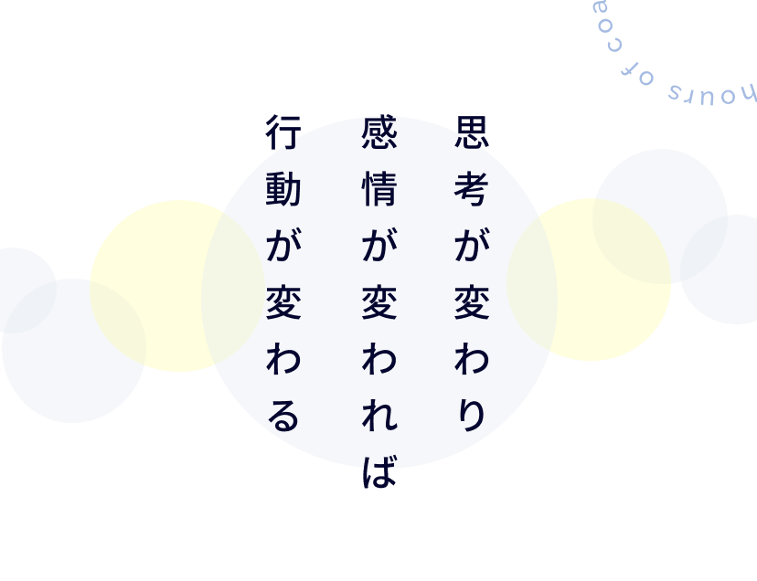 思考が変わり感情が変われば行動が変わる